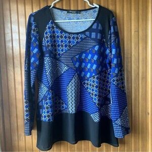 Papa Vancouver Geometric Sweater- Women sz Medium